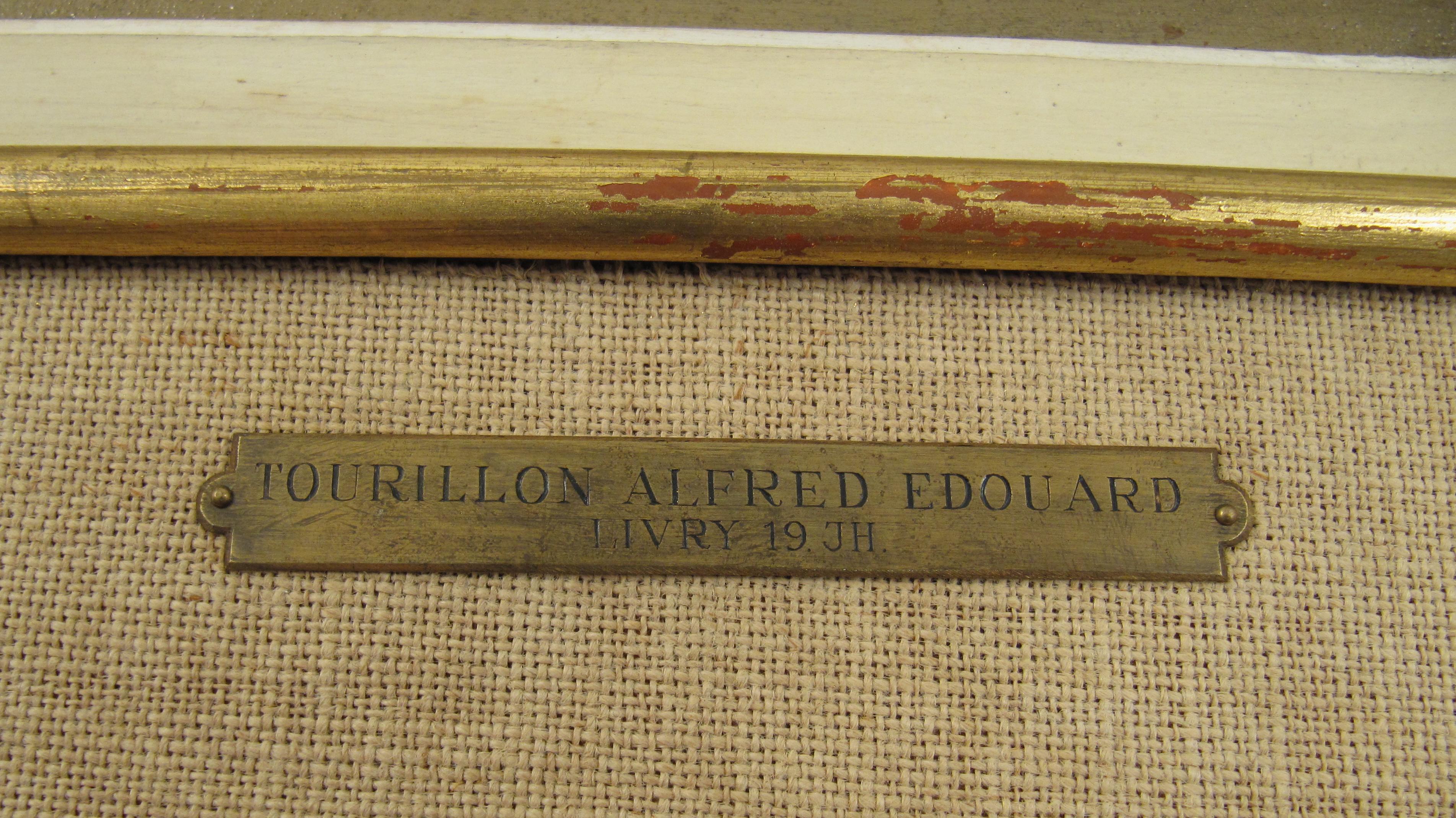 Alfred Edouard Tourillon (1871 1942) Nature morte - Panier de crevettes Peinture à l'huile en vente 8