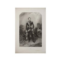 1841 engraving by Alfred Edward Chalon - portrait of Alexander II Romanov