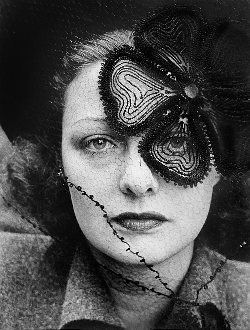 Alfred Eisenstaedt Black and White Photograph - Lilly Dache Hat and Veil, New York, 1937