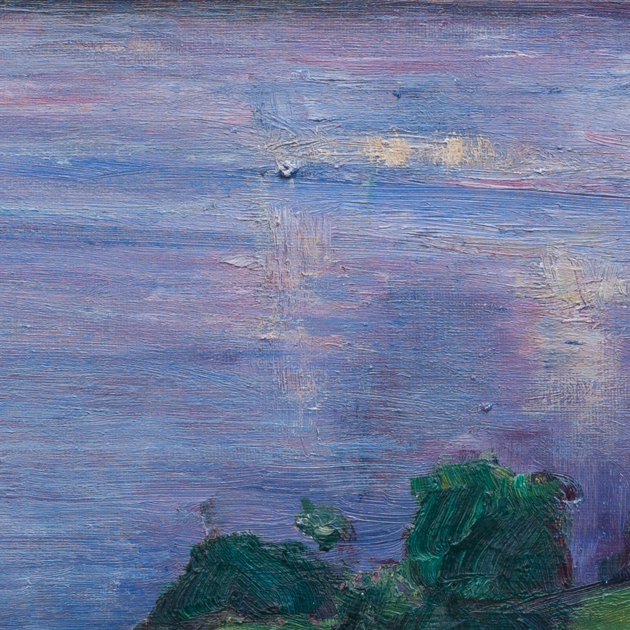 View Over Lake Mangen, vers 1925 (Racken Group) en vente 1