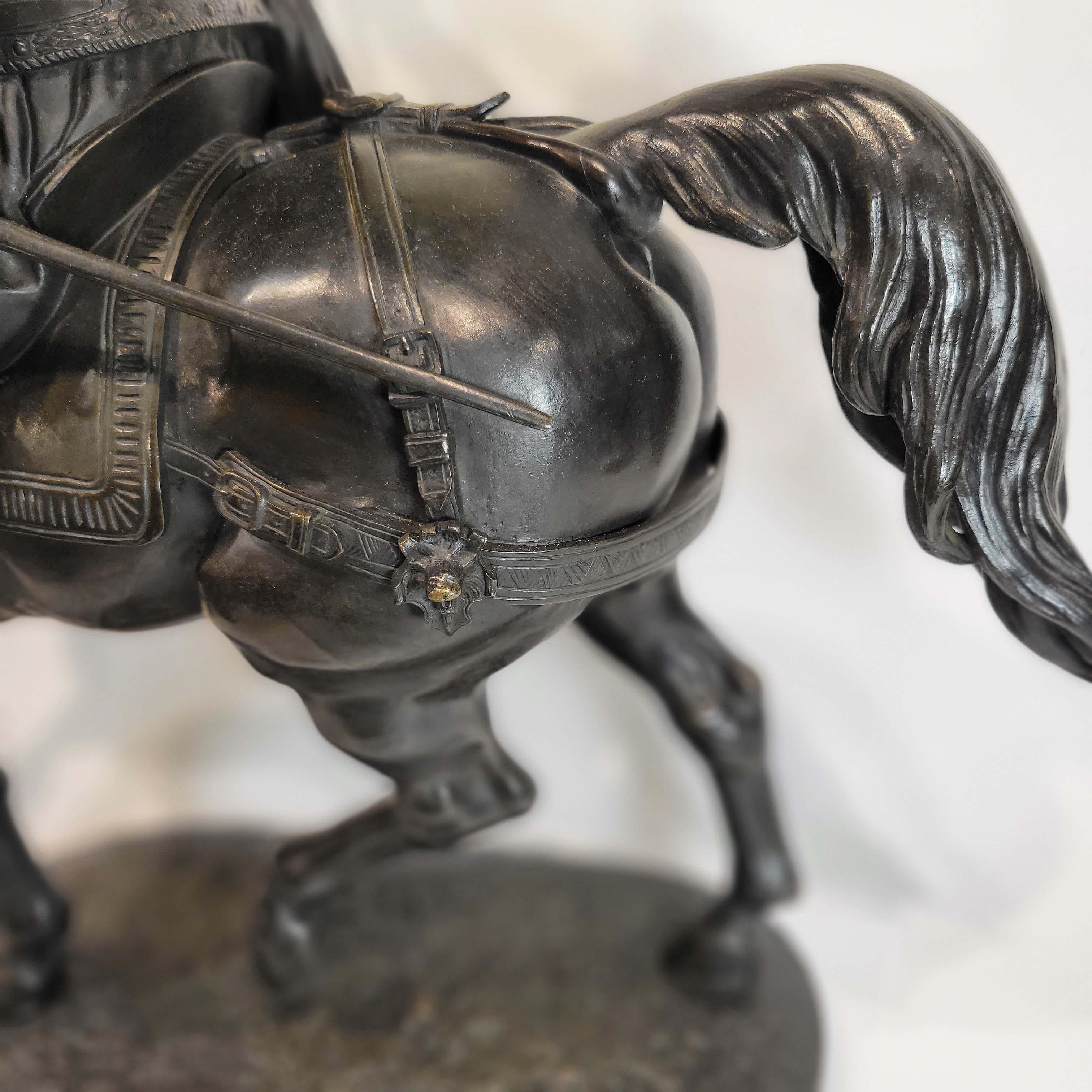 Alfred-Emilien O'hara, Comte De Nieuwerkerke Equestrian Bronze For Sale 6