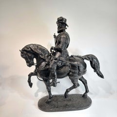 Alfred-Emilien O'hara, Comte De Nieuwerkerke Equestrian Bronze