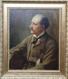 Portrait of Charles Francis Montresor 1825-98 British Victorian art oil painting