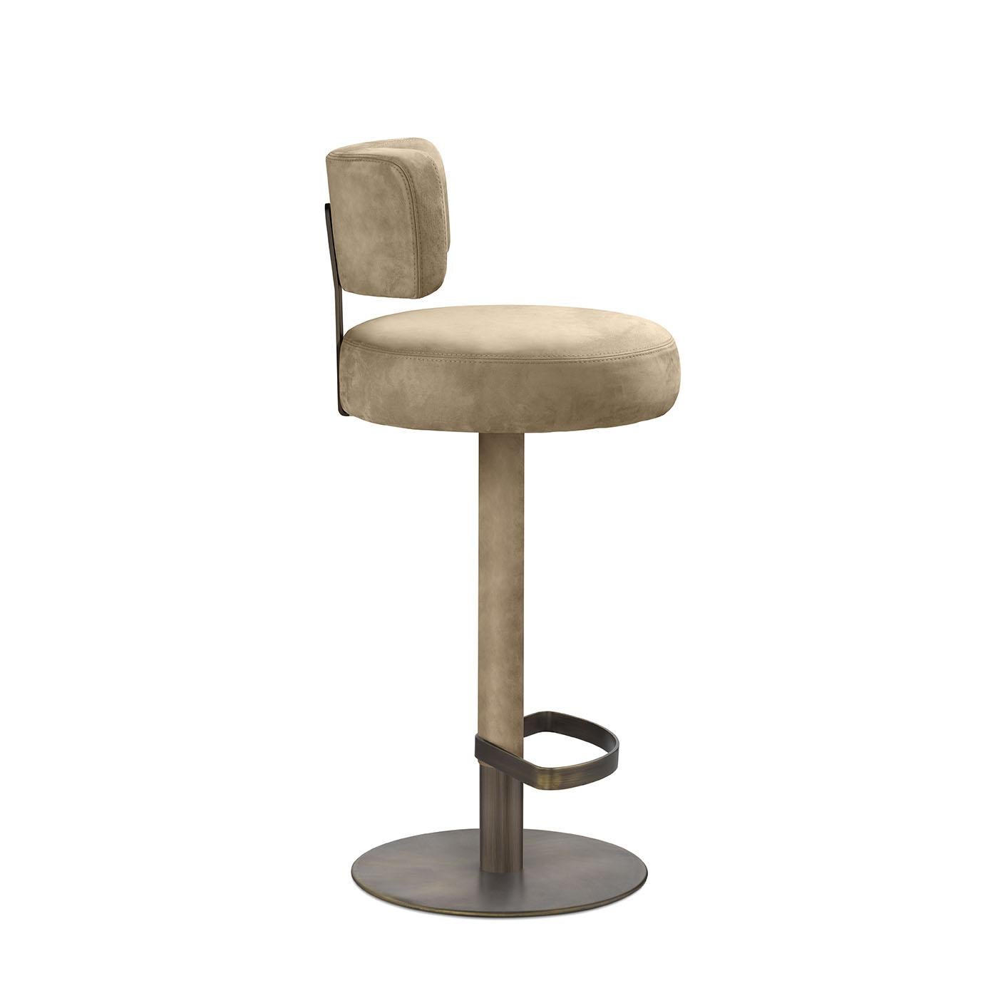 Italian Alfred fixed Bar Stool For Sale