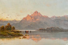 Alfred Fontville De Breanski “Evening-Llyn Gerioneed, N. Wales"