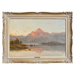 Alfred Fontville De Breanski “Evening-Llyn Gerioneed, N. Wales"