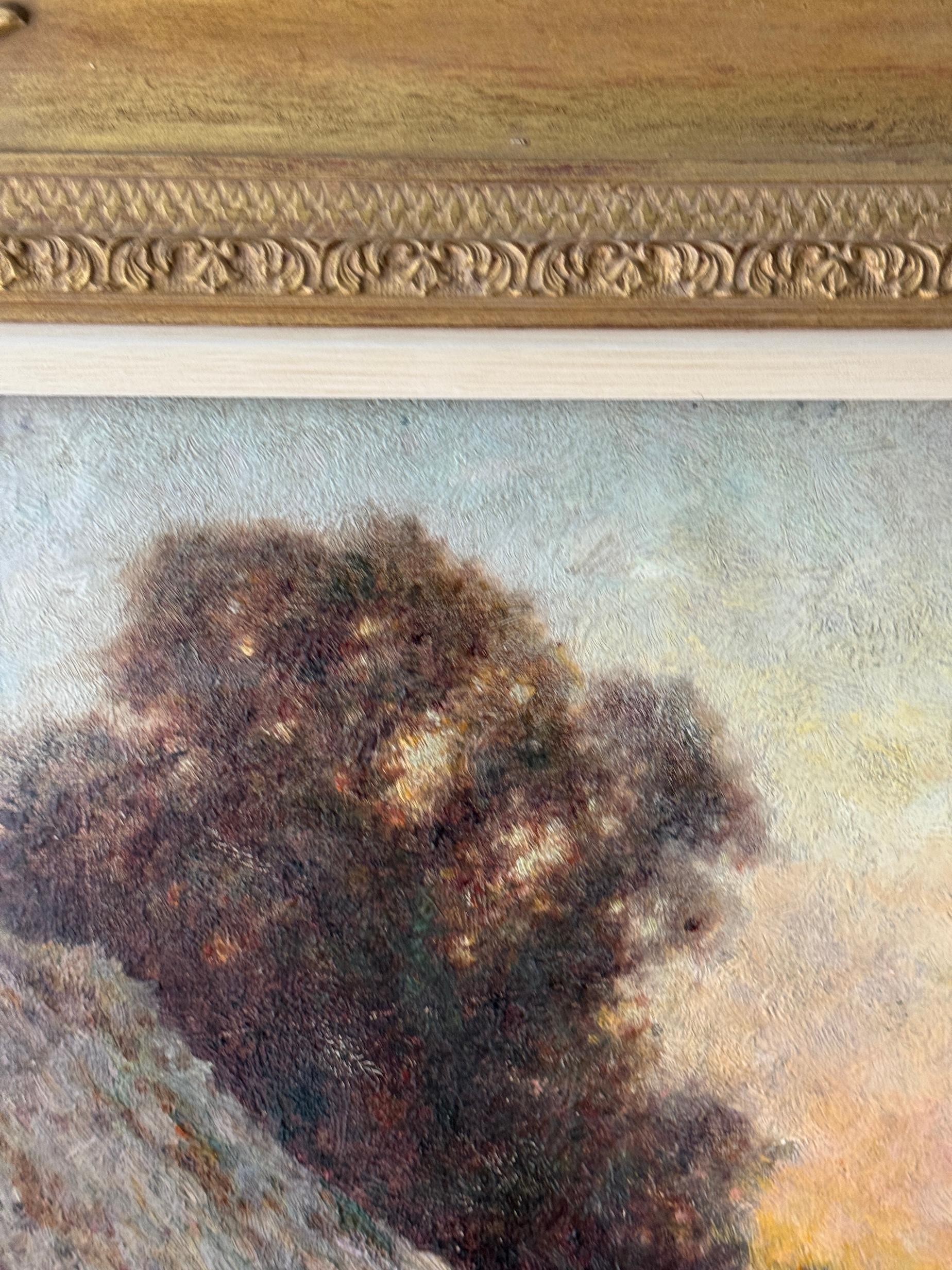 Paesaggio del giardino del cottage English Impressionist dell'inizio del XX secolo in vendita 6