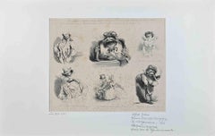 Animals - Lithograph by Alfred Grévin - Late-19 Century