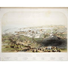 1854 engraving by Alfred Guesdon - Siege of Sevastopol - Crimean War