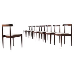 Sedie da pranzo Alfred Hendrickx in noce Belform Belgio 1960