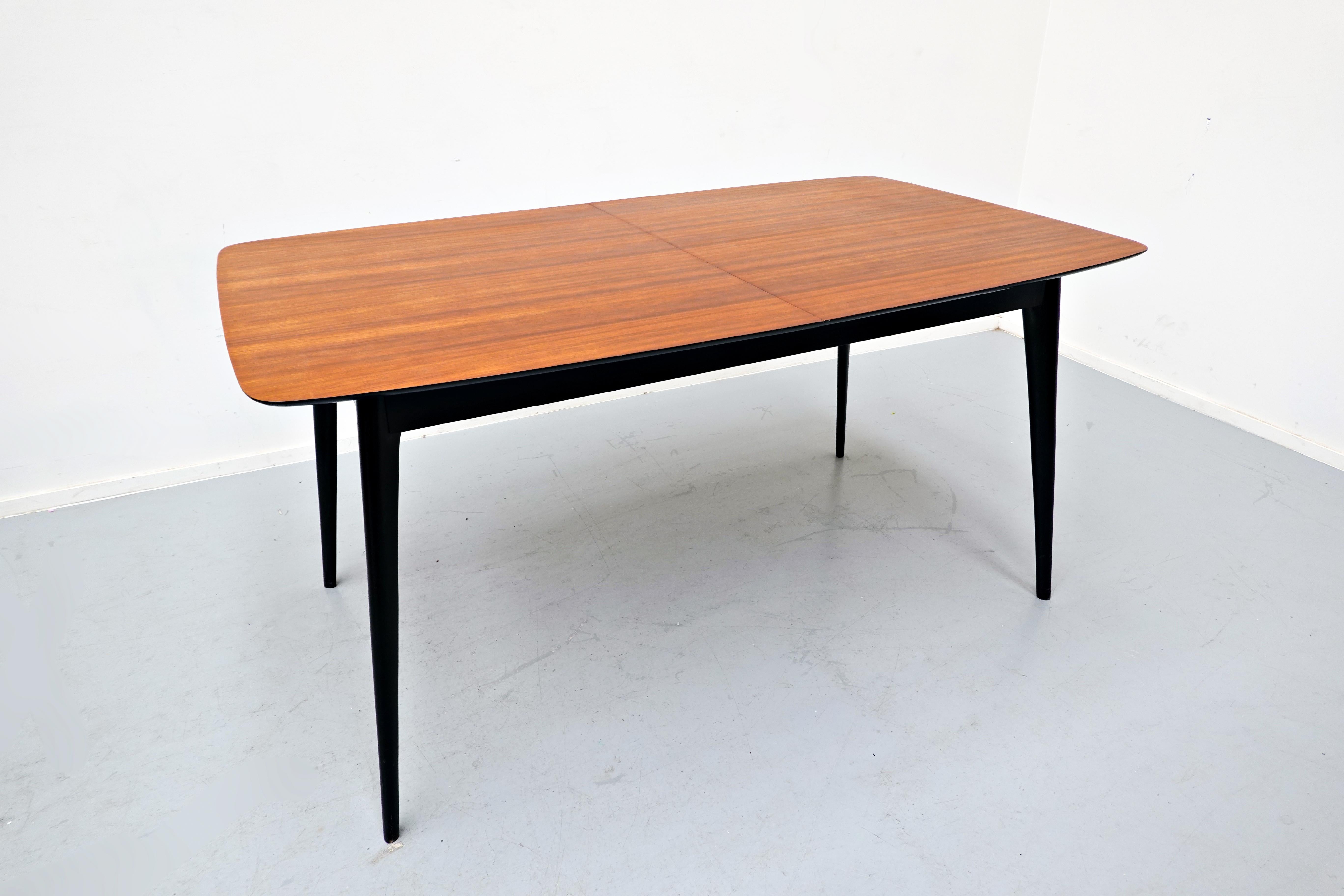 Alfred Hendrickx Extendable Dining Table, Belgium, 1970s 1