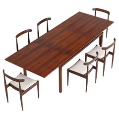 Alfred Hendrickx extendable dining table in rosewood Belform Belgium 1960