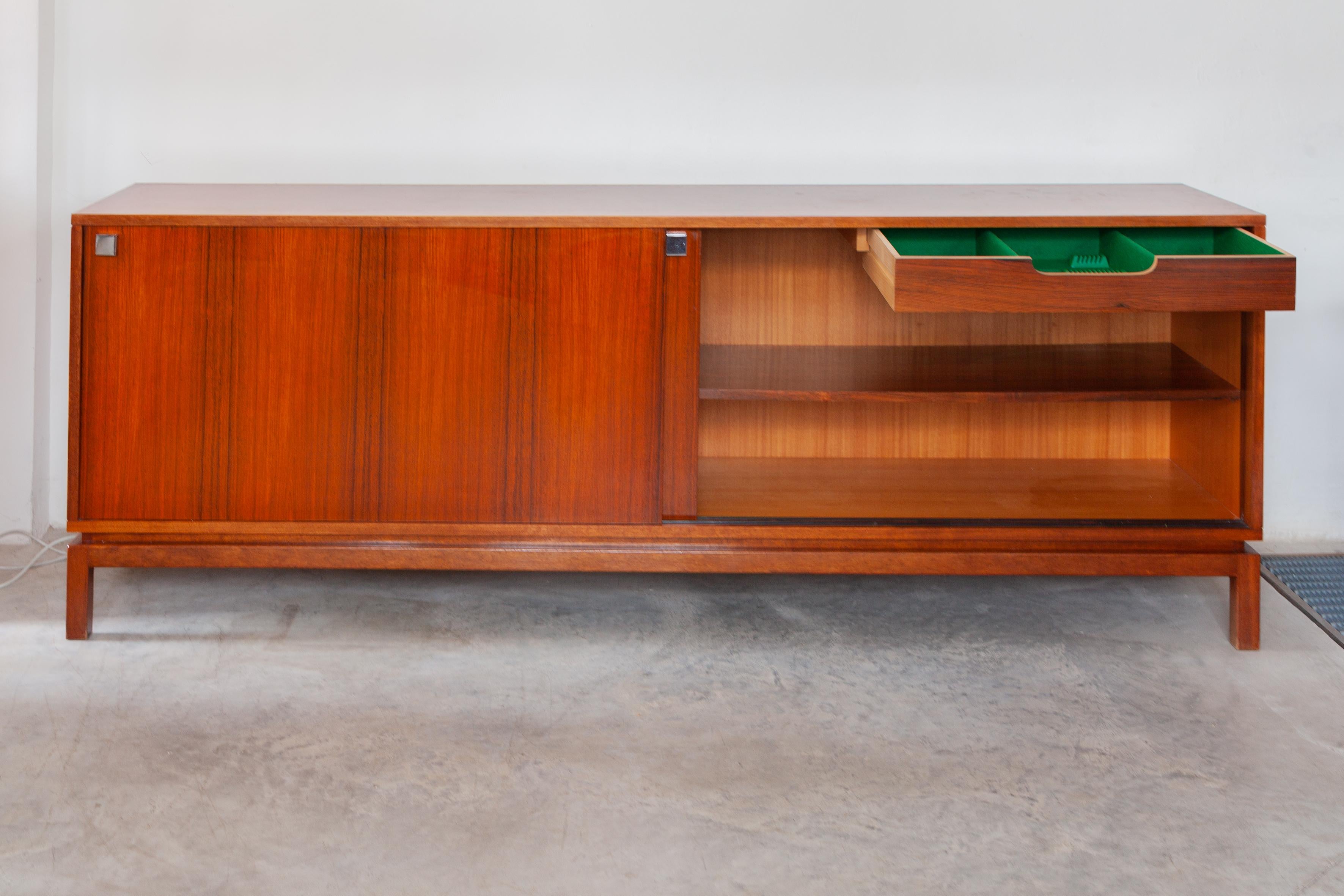 Hand-Crafted Alfred Hendrickx for Belform Belgium Design 1960s Large Sideboard