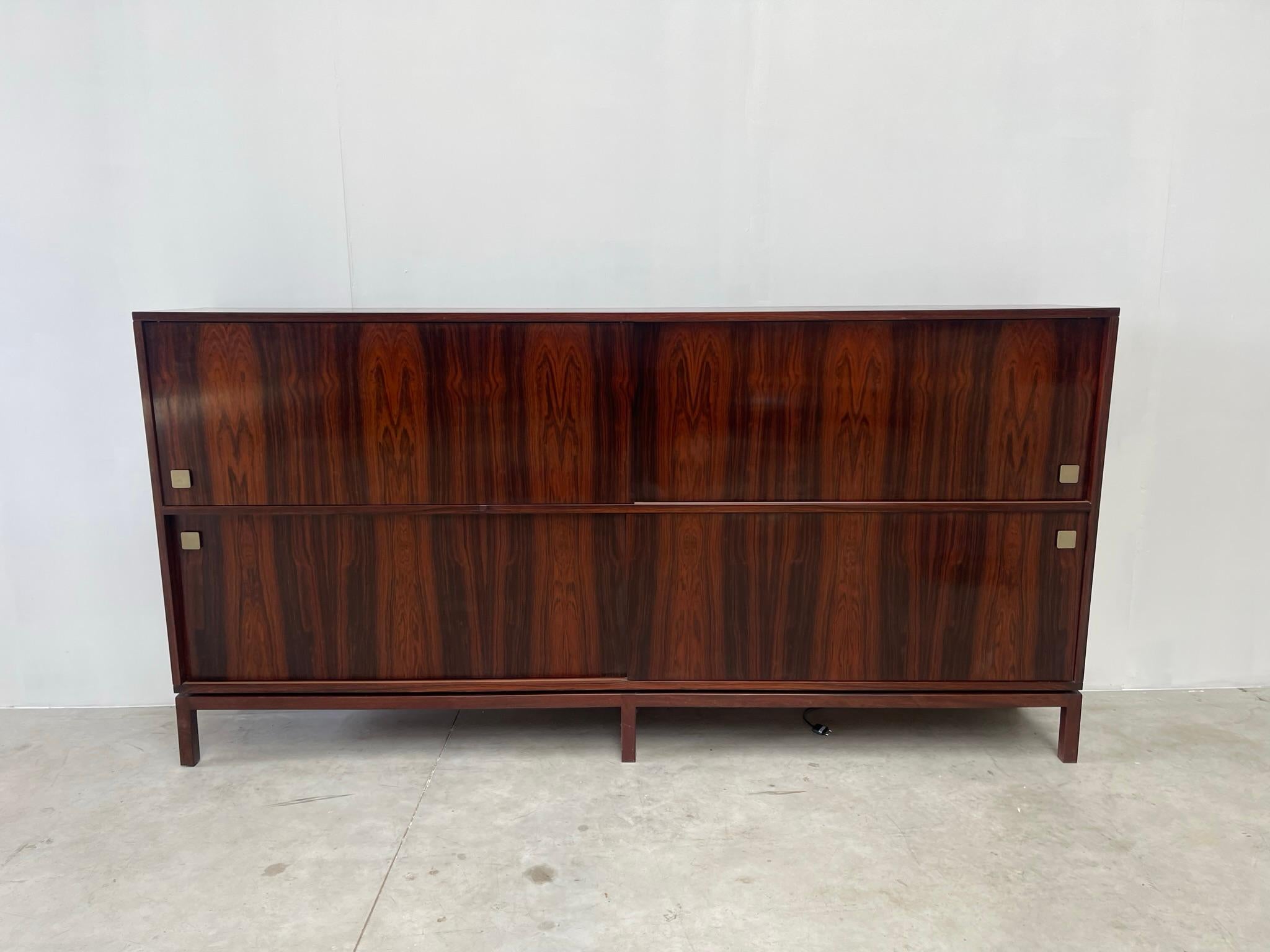 Alfred Hendrickx for Belform highboard, 1960s In Good Condition For Sale In HEVERLEE, BE