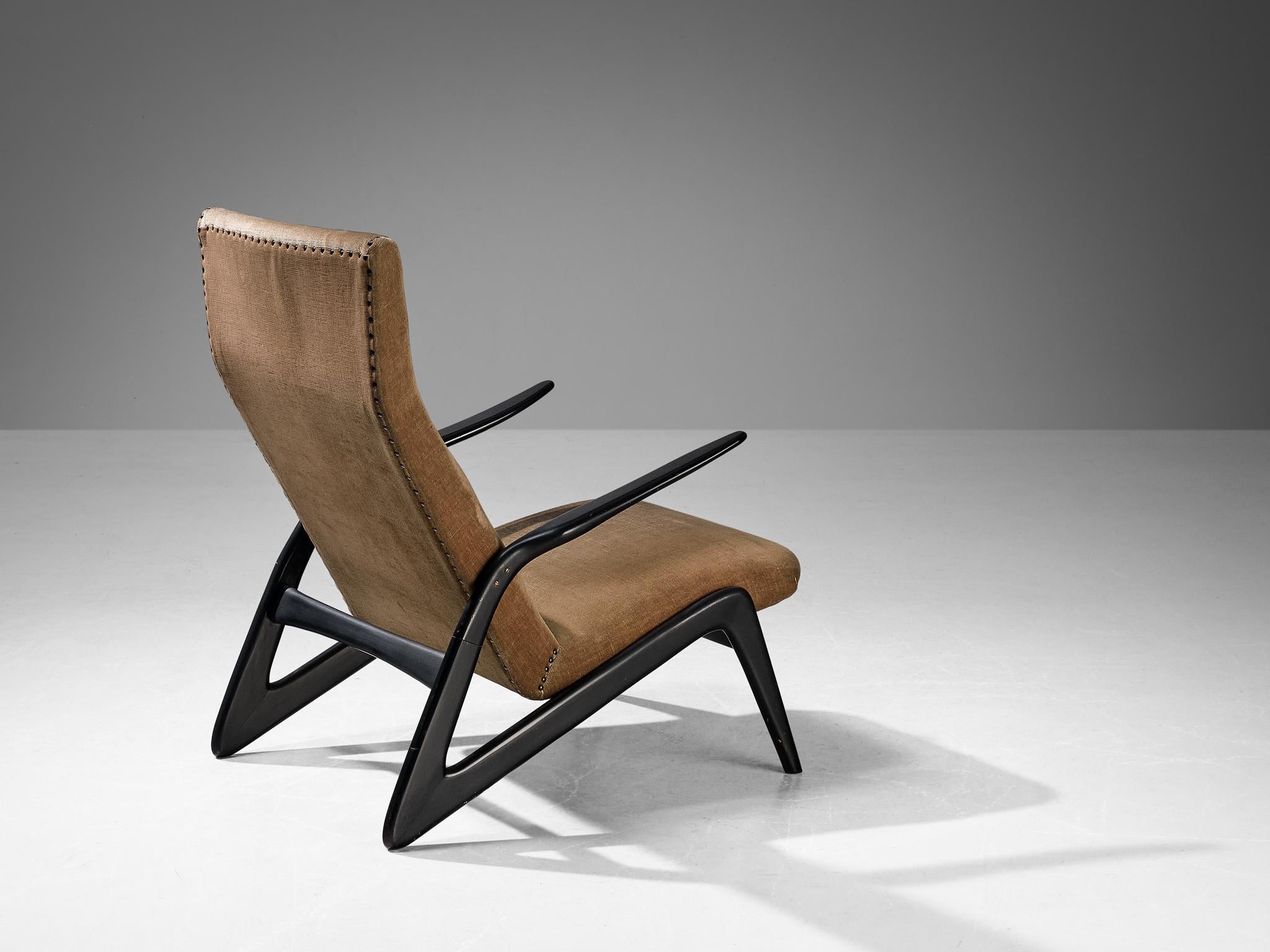 Mid-20th Century Alfred Hendrickx for Belform Pair of Lounge Chairs 