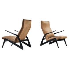 Alfred Hendrickx for Belform Pair of Lounge Chairs