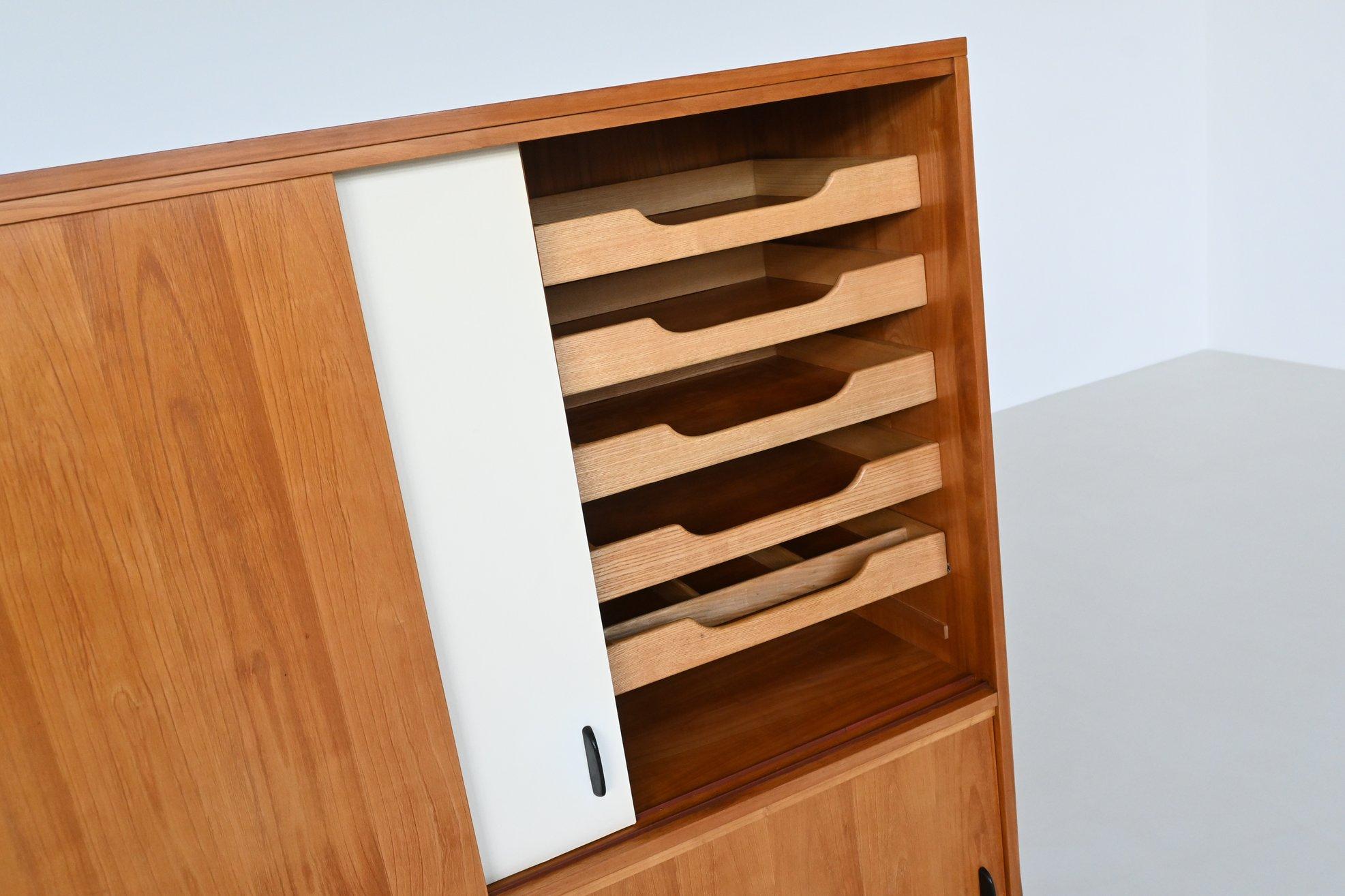 Tablero alto Alfred Hendrickx de haya Belform Bélgica 1958 en venta 6