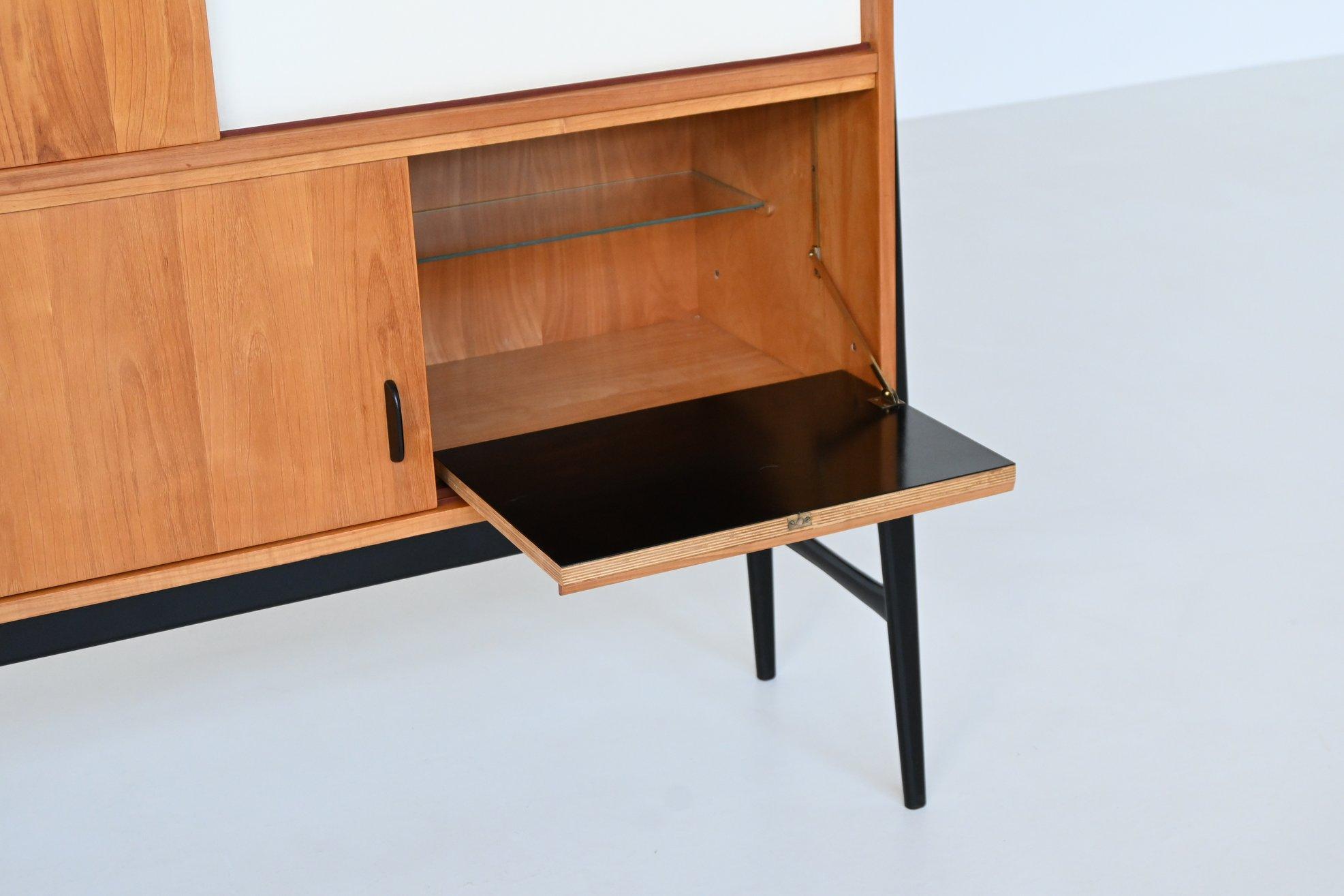 Tablero alto Alfred Hendrickx de haya Belform Bélgica 1958 en venta 9