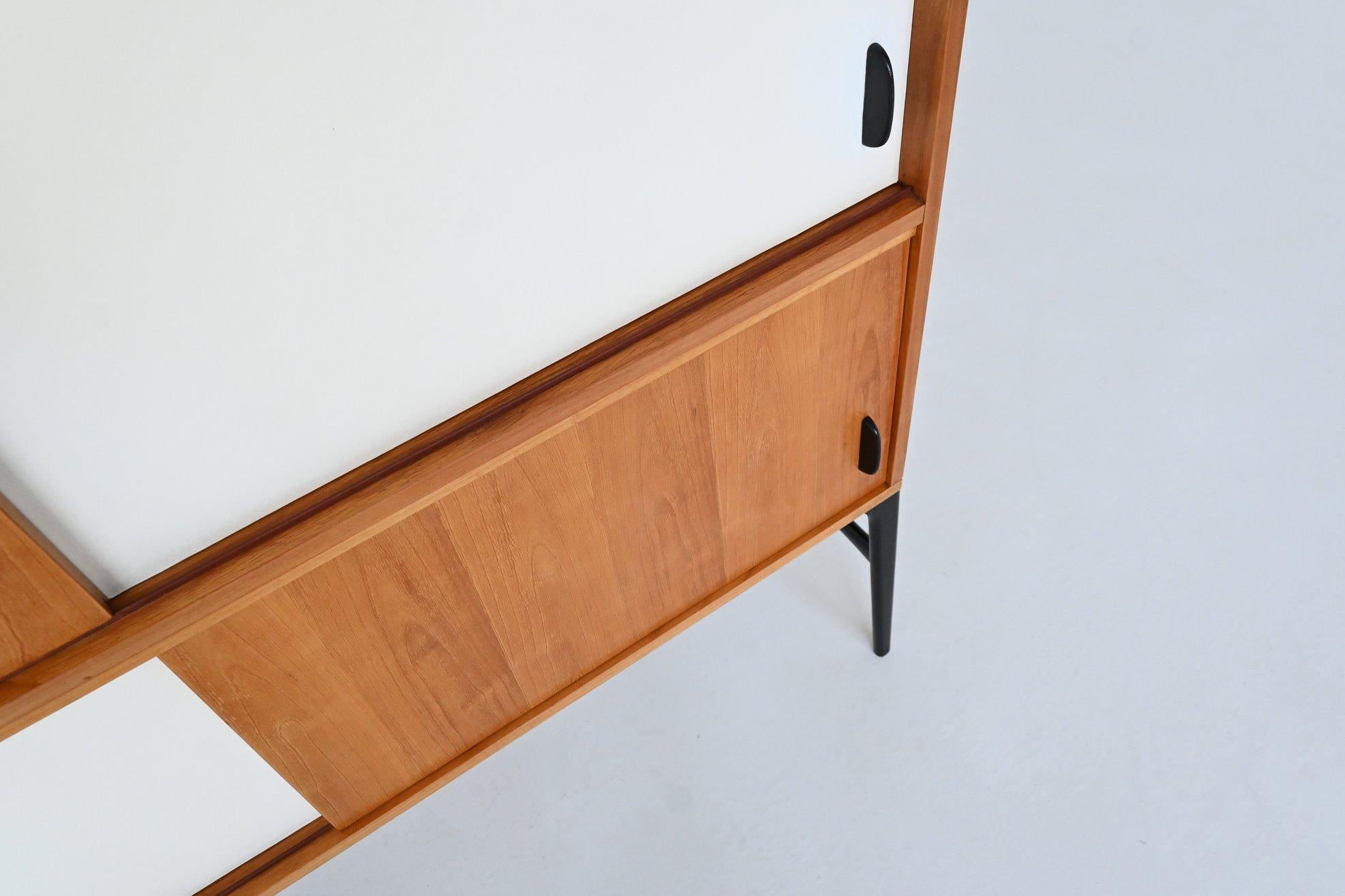 Tablero alto Alfred Hendrickx de haya Belform Bélgica 1958 mediados del siglo XX en venta