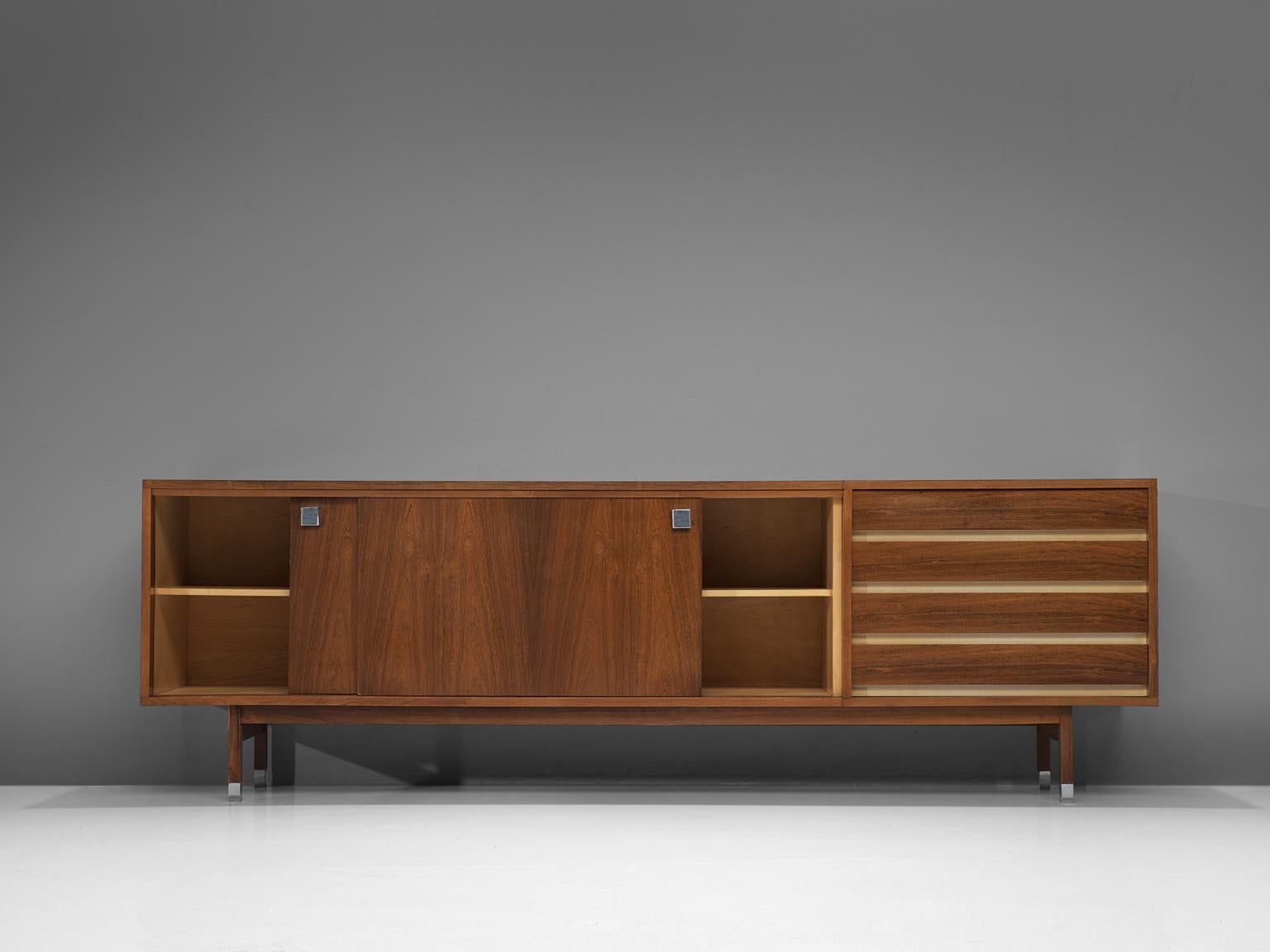 Alfred Hendrickx Large Sideboard in Rosewood, 1960s 1