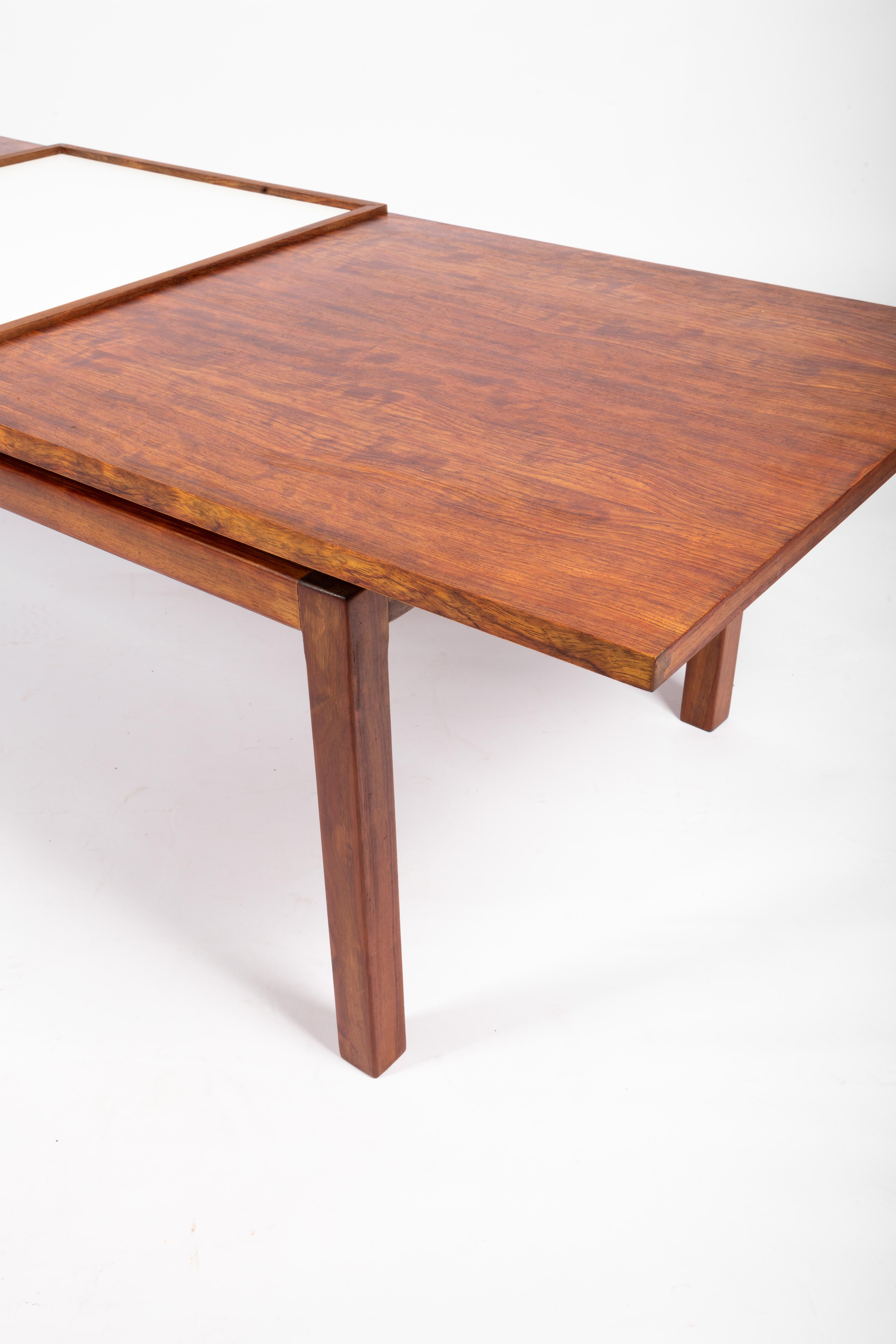 Alfred Hendrickx midcentury coffee table in Bubinga wood, Belform Van Fleeteren In Good Condition In Zemst, BE