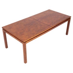 Alfred Hendrickx midcentury coffee table in Bubinga wood, Belform Van Fleeteren