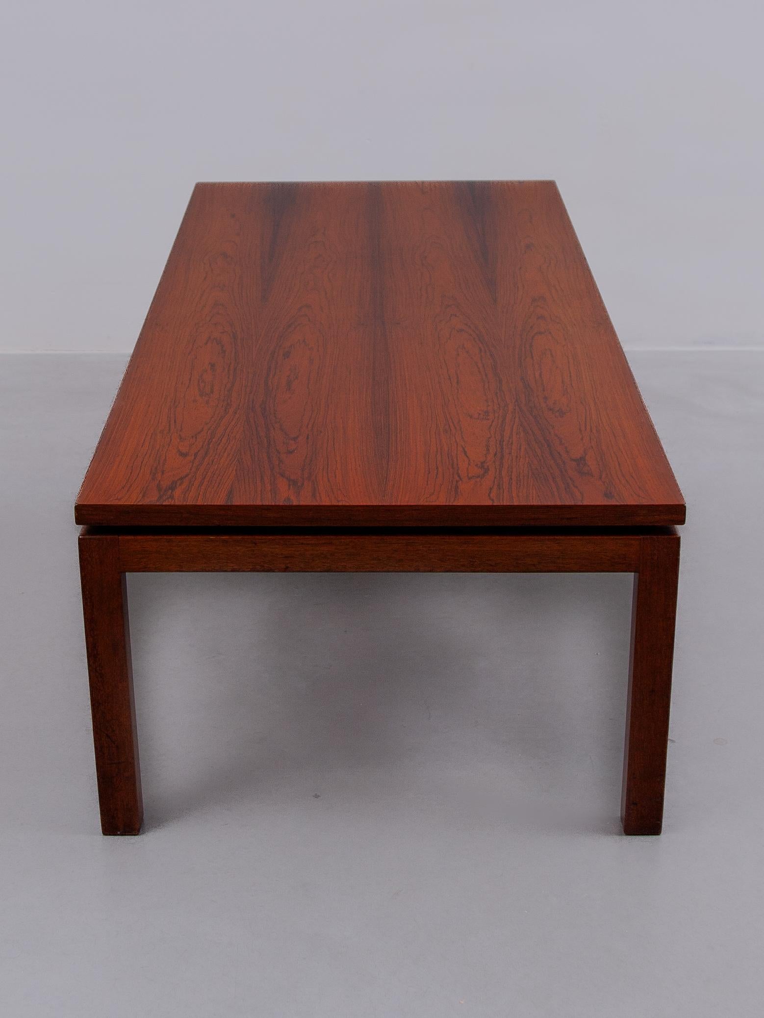 Hand-Crafted Alfred Hendrickx Midcentury Modern Rectangular Coffee Table, 1960s For Sale