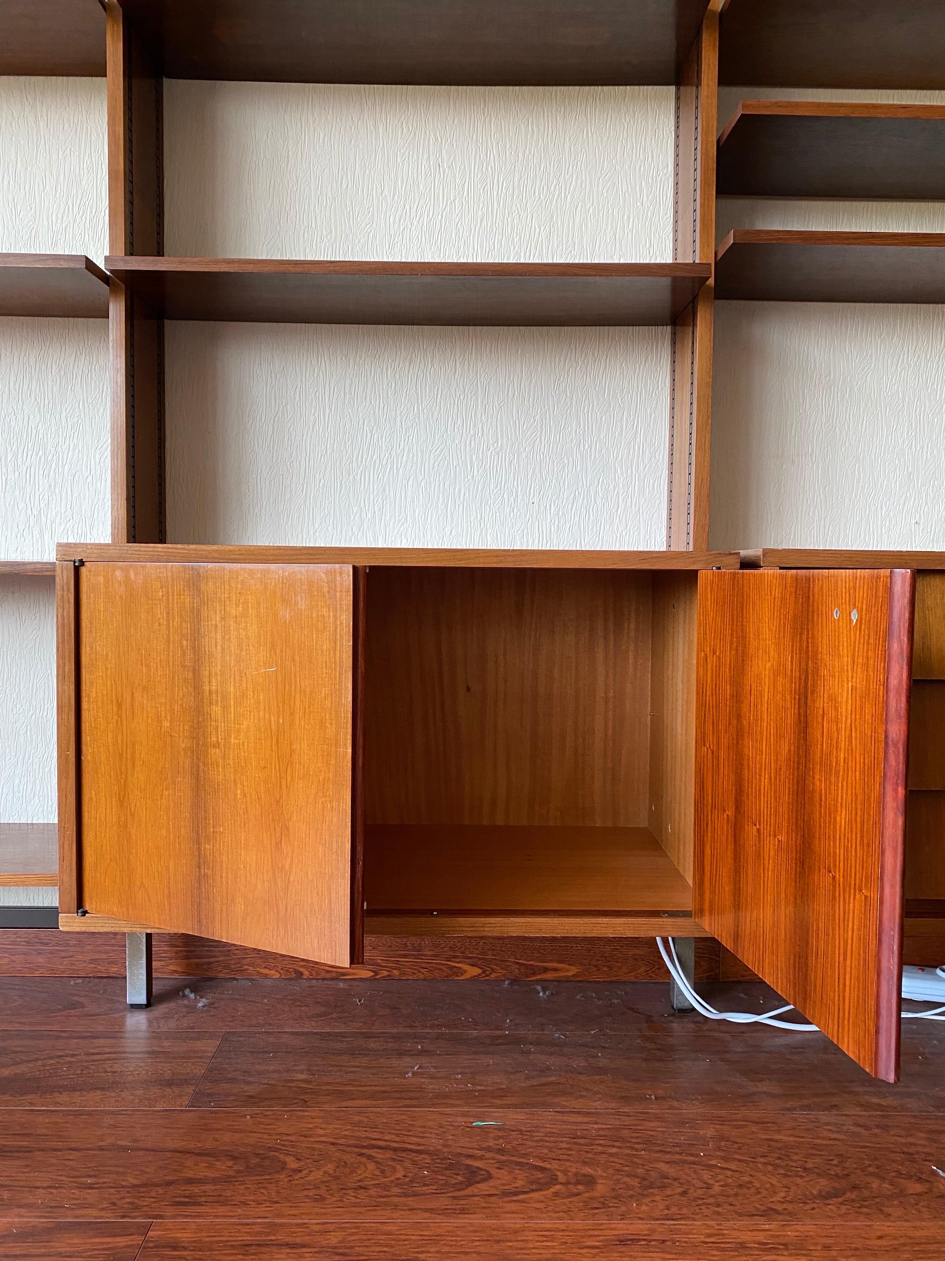 Alfred Hendrickx Modular Bookcase Wallunit 1961 Belgium For Sale 2