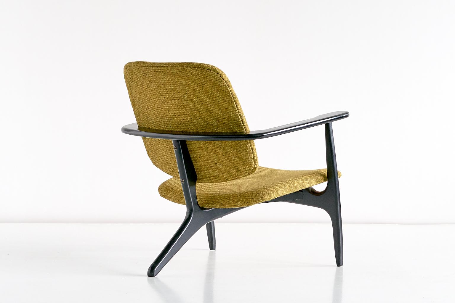 Alfred Hendrickx S3 Armchair, Belgium, 1958 In Good Condition In The Hague, NL