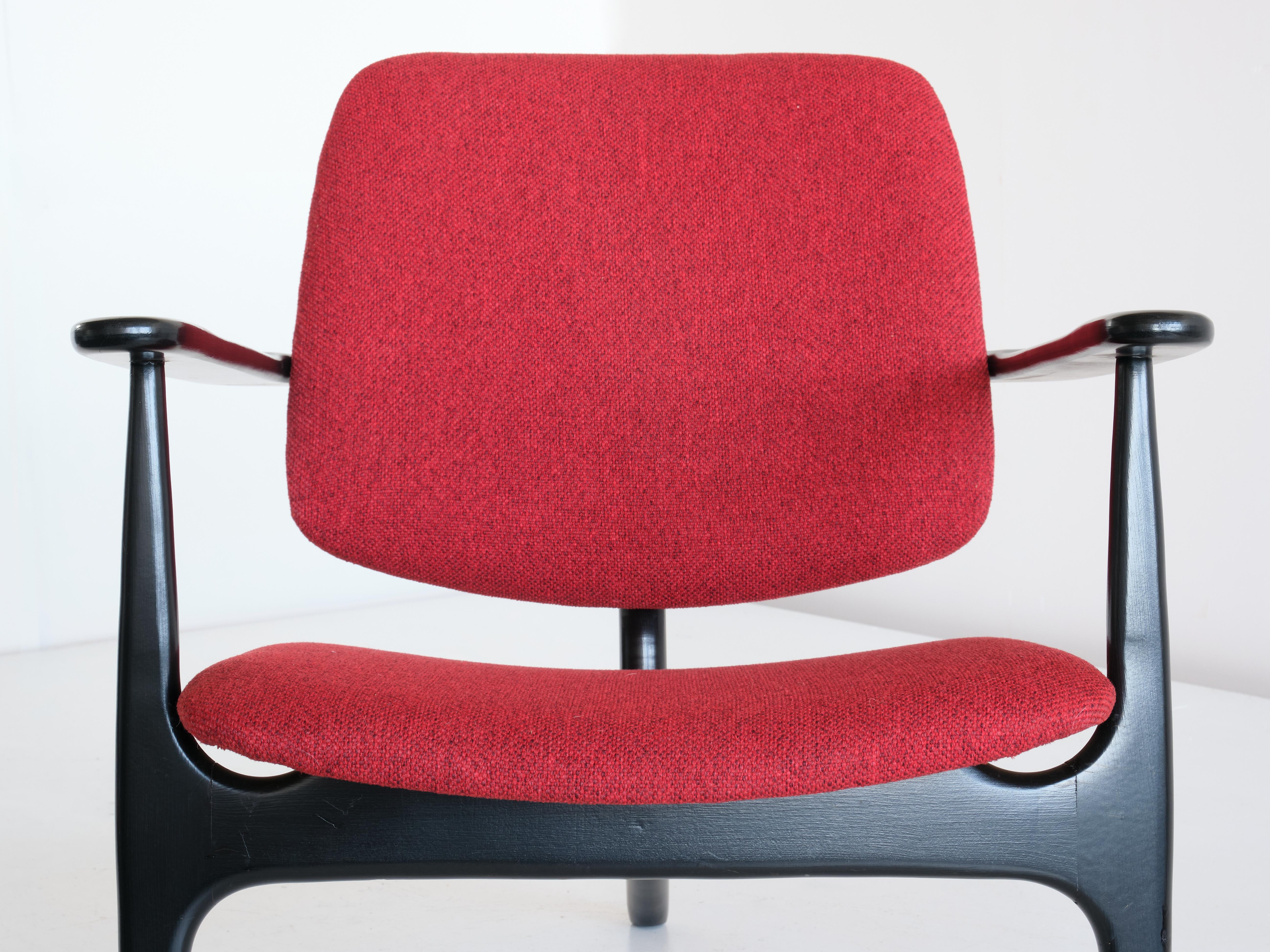 Alfred Hendrickx S3 Armchair Designed for Sabena Airlines, Belgium, 1958 For Sale 1