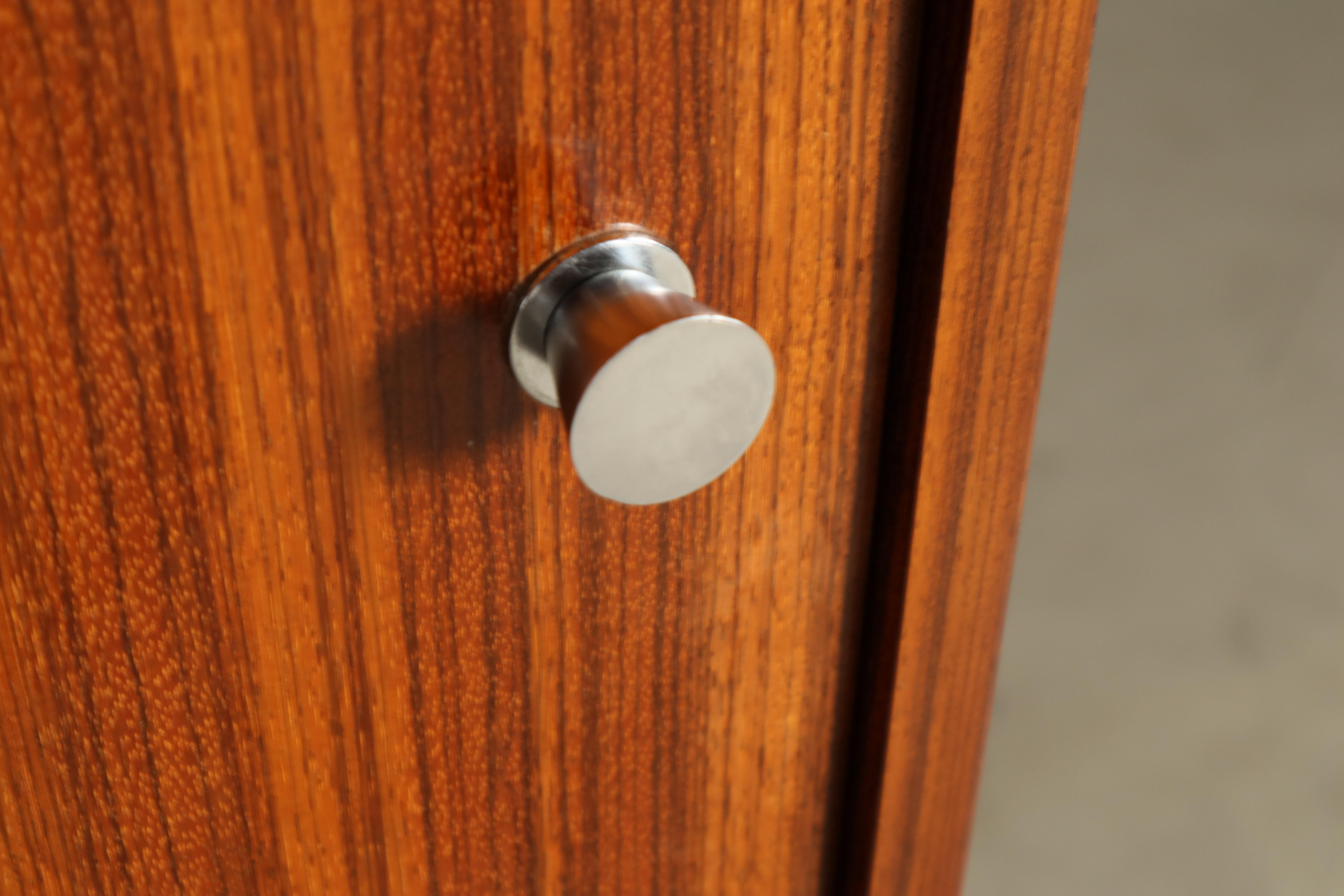 Armario Alfred Hendrickx para Belform en madera de zebrano, principios de los 60 en venta 5