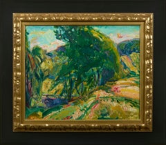 Landscape with Green Tree