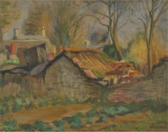 Alfred Henry Robinson Thornton NEAC (1863-1939) - 1911 Oil, Painswick Pig Sties