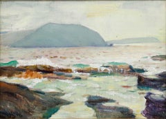 Alfred Henry Robinson Thornton NEAC (1863-1939) - Framed Oil, Near Polzeath