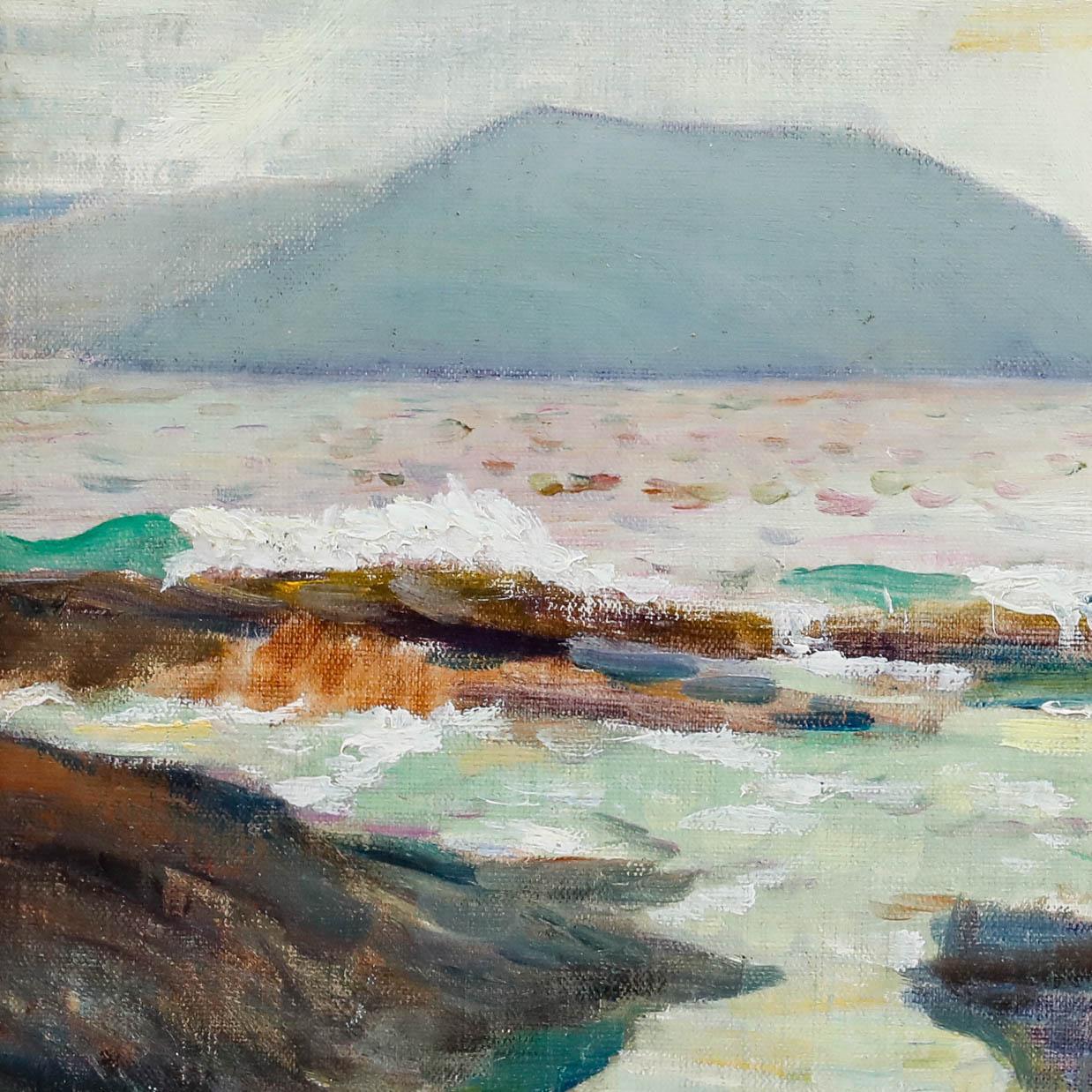 Alfred Henry Robinson Thornton NEAC (1863-1939) - Framed Oil, Near Polzeath For Sale 3
