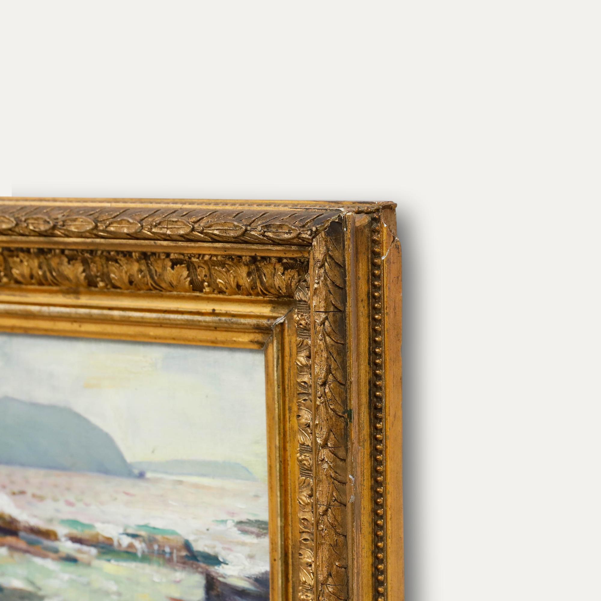 Alfred Henry Robinson Thornton NEAC (1863-1939) - Framed Oil, Near Polzeath For Sale 4