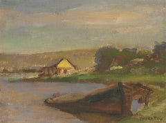 Alfred Henry Robinson Thornton NEAC (1863-1939) - Oil, On the Cuckmere