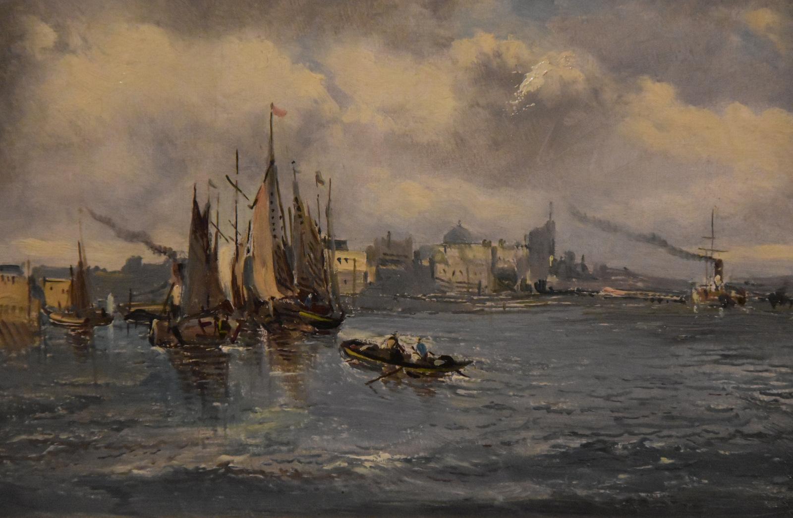 Peinture à l'huile d'Alfred Henry Vickers 