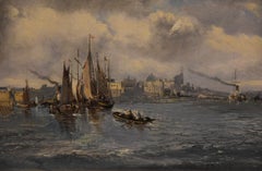 Oil Painting by Alfred Henry Vickers "Near Hamish"