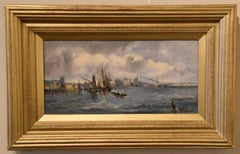 Peinture à l'huile d'Alfred Henry Vickers "Near Hamish" (près de Hamish)