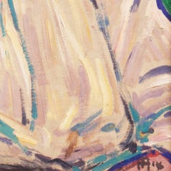 'Study of a Young Woman', Karlsruhe, Berlin, Danish Post-Impressionist, Benezit