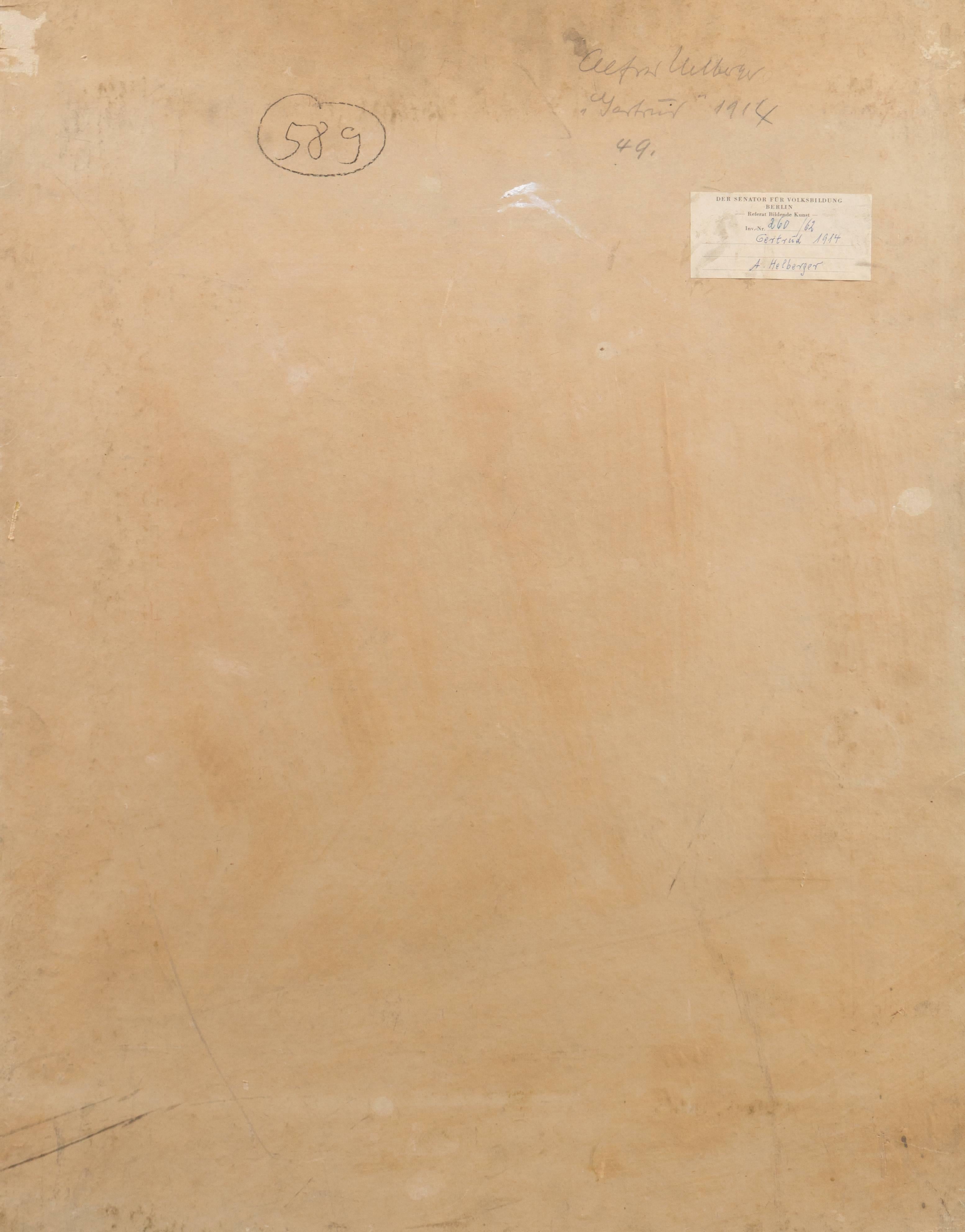 'Study of a Young Woman', Karlsruhe, Berlin, Danish Post-Impressionist, Benezit For Sale 4
