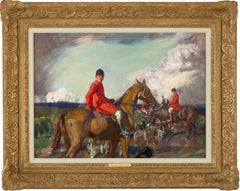 Jagdszene von Sir Alfred J. Munnings