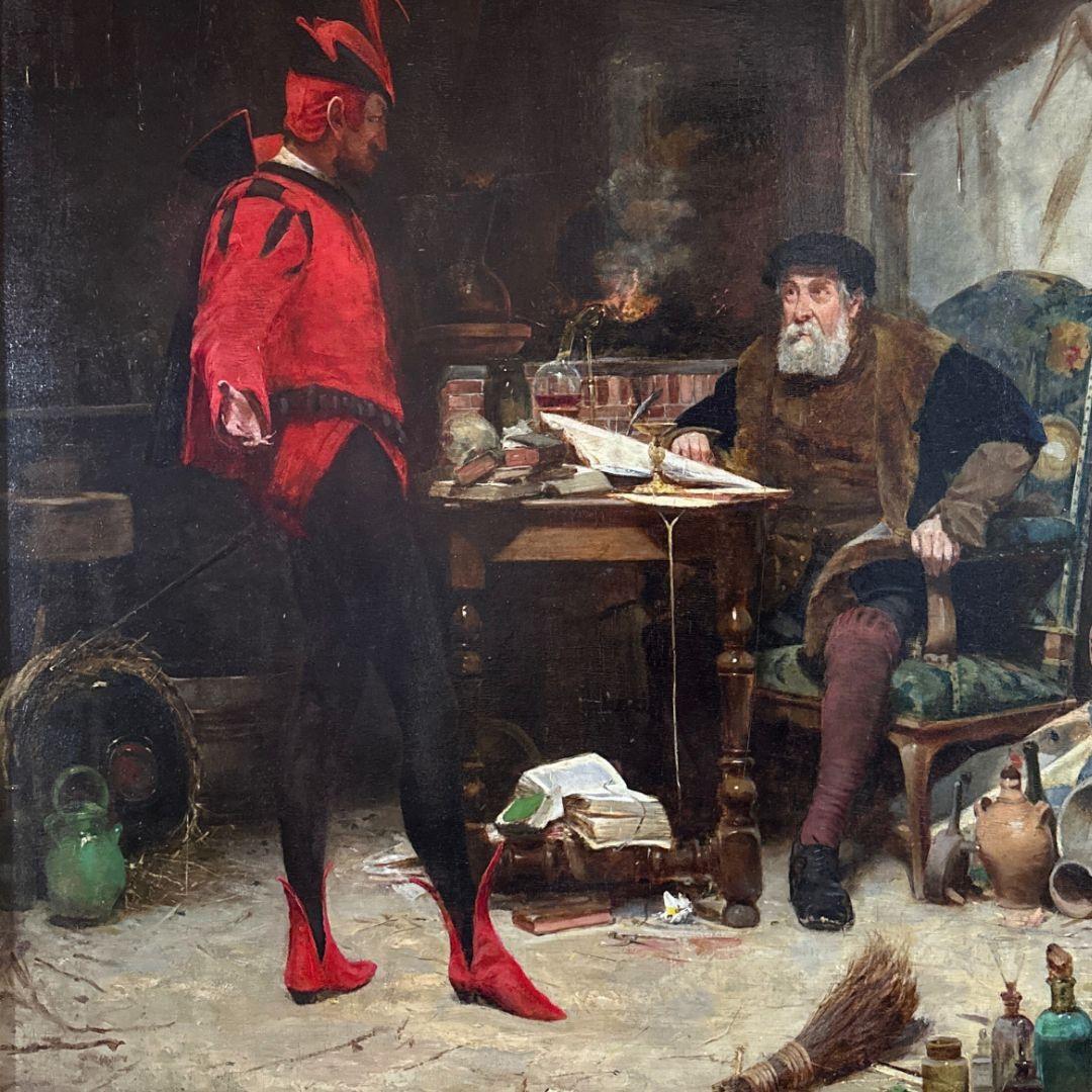 faust and mephistopheles painting