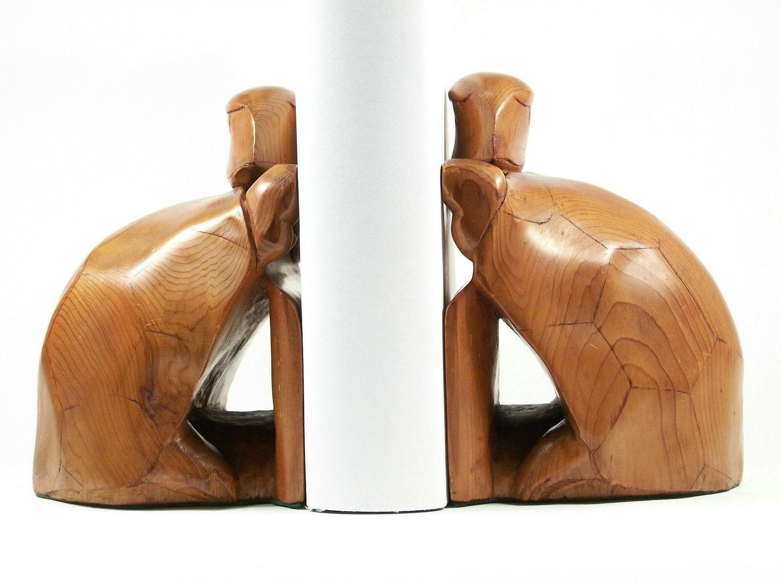 Mid-Century Modern Alfred James Perry, Mid-Century Turtle Bookends, Signed & Dated, circa 1950 For Sale