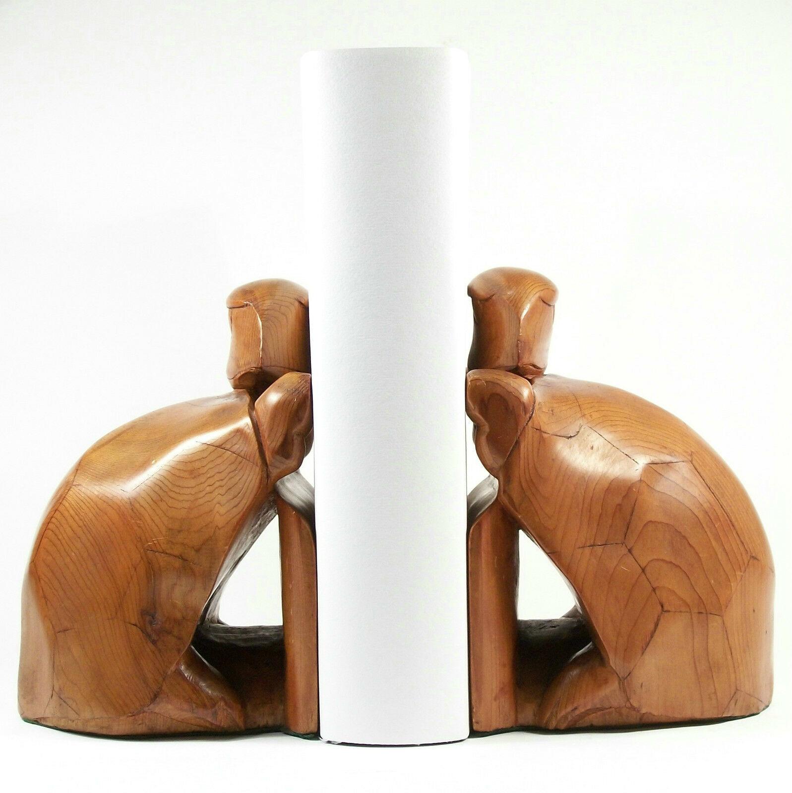 Canadian Alfred James Perry, Mid-Century Turtle Bookends, Signed & Dated, circa 1950 For Sale