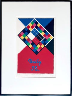Alfred Jensen, Duality Triumphant I, 1963 Signiert/N, GE Art Collection, Gerahmt
