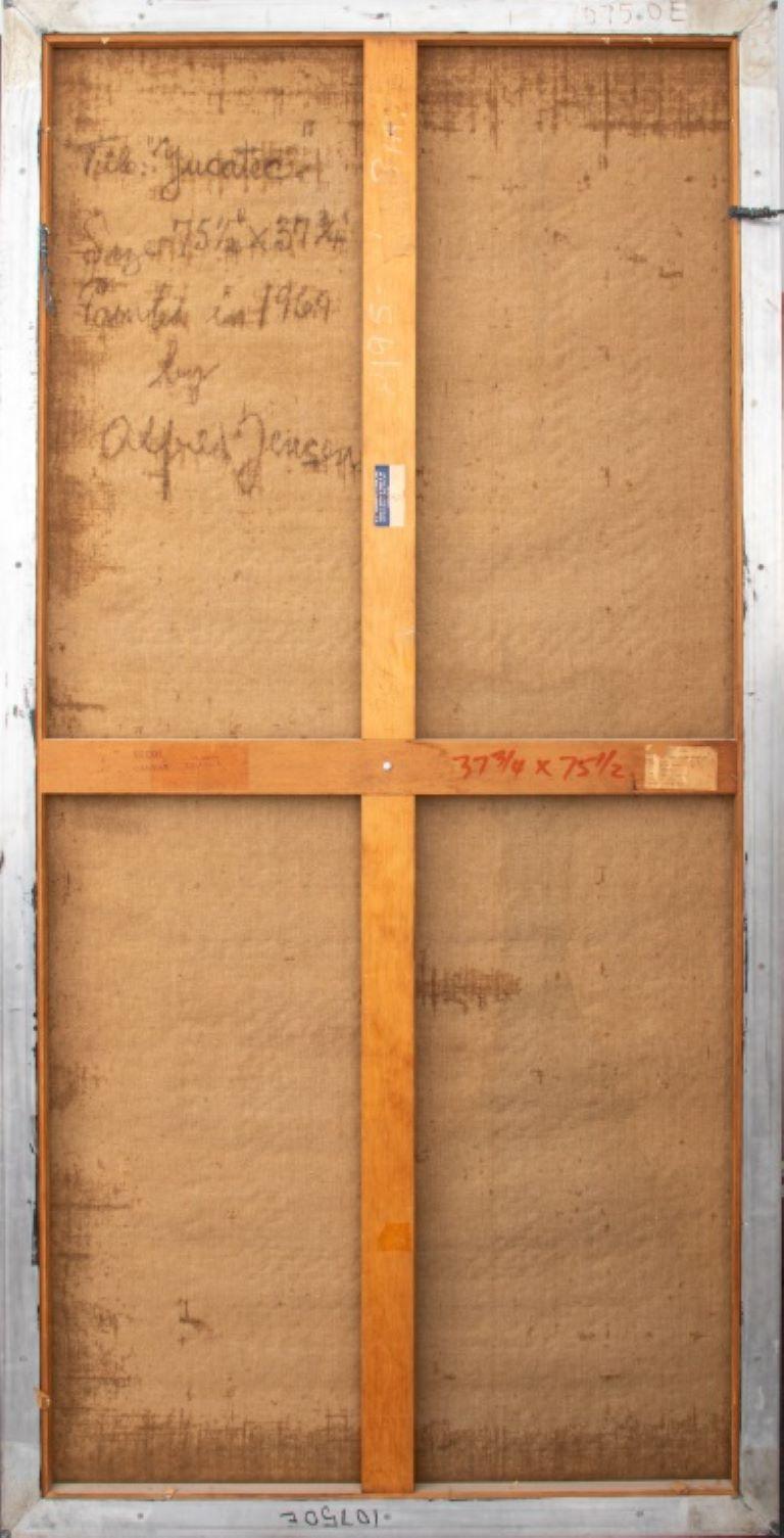 Alfred Jensen „Yucatec“ Öl auf Leinwand, Ölgemälde, 1969 im Angebot 2
