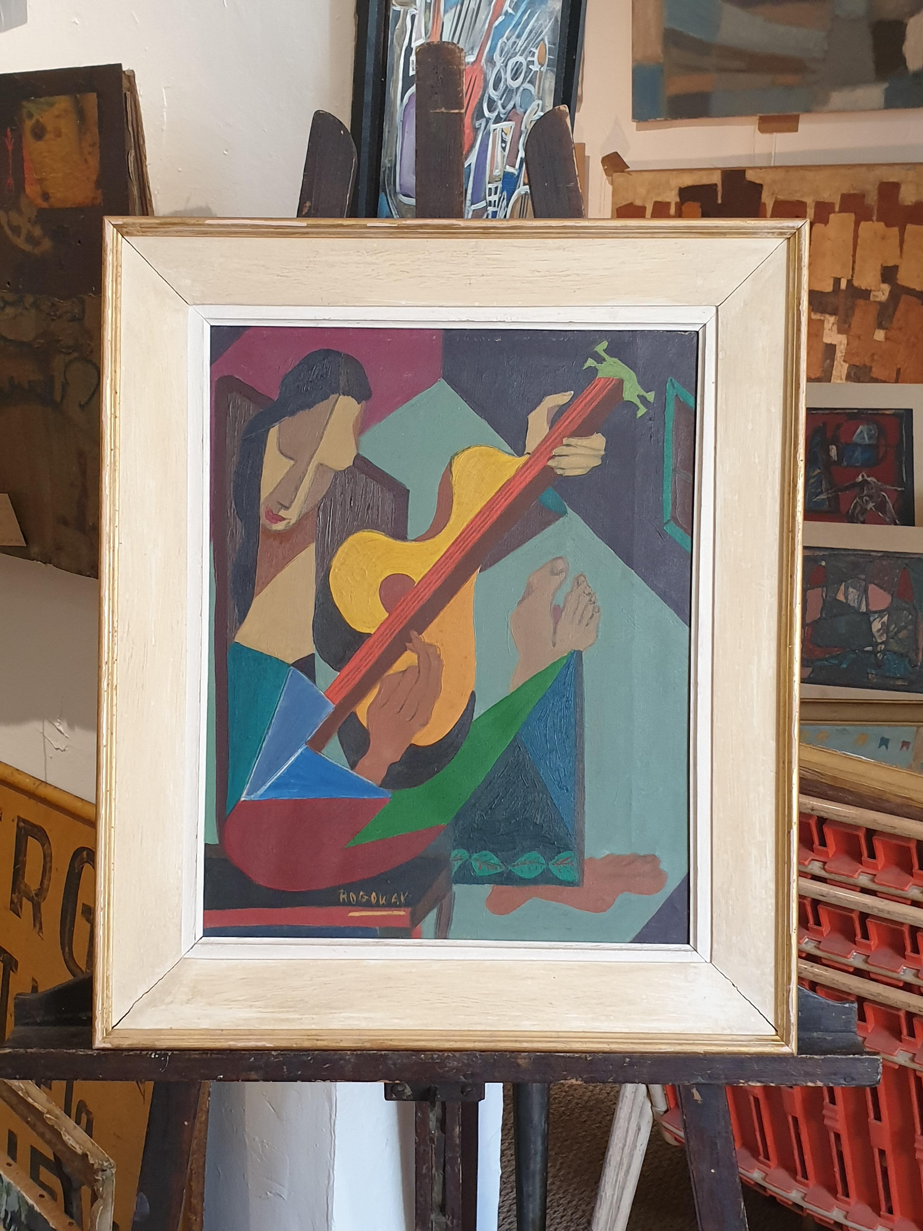 ragazza con mandolino