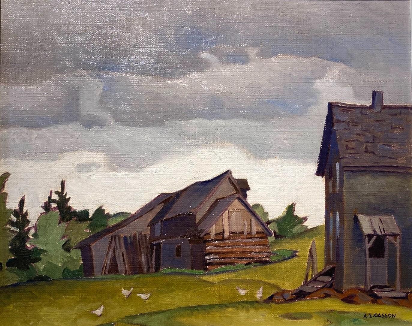 Landscape Painting de Alfred Joseph Casson - Granja cerca de Maple Lake Haliburton, 1938